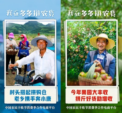 豐收節金秋消費季啟動，農業農村部攜手拼多多等平臺力推日用百貨助農增收